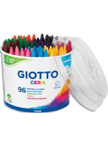 Craie à la cire Giotto Ø8,5mm, pot de 96
