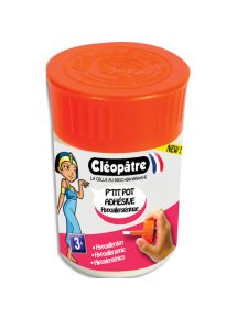 Colle adhésive hypoallergénique, pot de 50g avec pinceau intégré