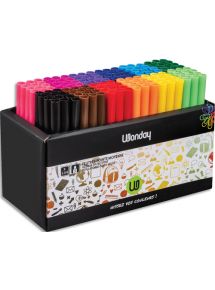 Feutre de coloriage pointe myenne Wonday, schoolpack de 144