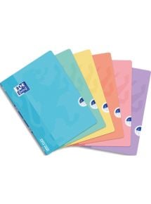 Cahier polypro OpenFlex 21x29,7cm, 96p, grands carreaux, coloris assortis pastel