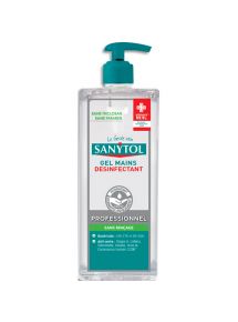 Gel hydroalcoolique Sanytol, flacon pompe 500ml