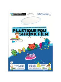 Plastique dingue Diam's transparent, format A4 , pochette de 7