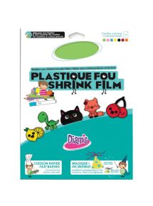 Plastique dingue Diam's couleur assortie, format A4 , pochette de 7