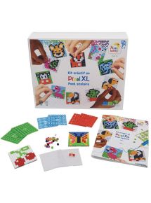 Kit de 15 tableaux 6x6cm à réaliser avec des pixels XL 3D, fixation immédiate