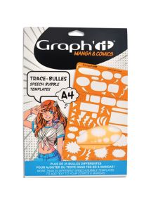 Trace bulle GRAPH'IT, accessoire innovant pour tracer des bulles de manga - Modèle A