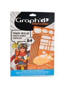 Trace bulle GRAPH'IT, accessoire innovant pour tracer des bulles de manga - Modèle B