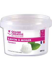 Savon à mouler, pot de 500g opaque