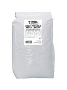 Paraffine blanche en poudre, sachet de 5kg