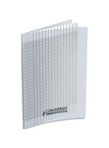 Cahier déficient visuel 21x29,7cm, 96p, réglure noire, grands carreaux