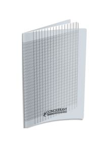 Cahier déficient visuel 24x32cm, 96p, réglure noire, grands carreaux