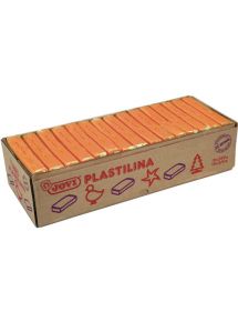 Pâte à modeler végétale Plastilina, boîte de 15x350g, orange
