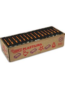 Pâte à modeler végétale Plastilina, boîte de 15x350g, noir