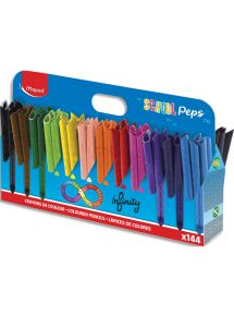 Crayon de couleur Color'Peps Innovation, schoolpack de 144