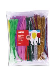 Chenille multicolore et métallisées 30cm, sachet de 360