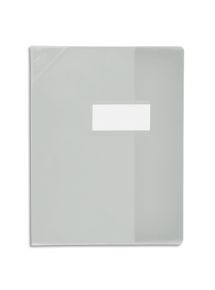 Protège-cahier 17x22cm, plastique Strong line, incolore