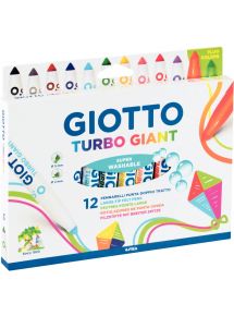 Pochette de 12 feutres Turbo Giant, pointe extra large