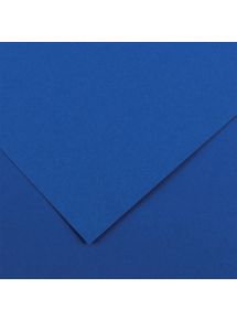 Paquet de 10 feuilles Colorline 50x65 cm 150 g bleu roi