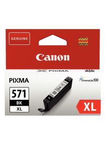 Canon 571XL cartouche jet d'encre noire haute capacité authentique (CLI571BK XL)