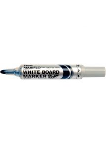 Marqueurs Maxiflo pour tableau blanc pointe conique large bleu