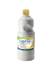 Gouache ultra lavable Giotto, flacon de 1l, blanc