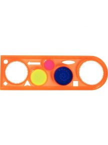 Lot de 10 règles spirographe