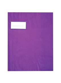 Paquet de 10 protège-cahiers en PVC 21/100ème, pour format 17x22 cm, violet