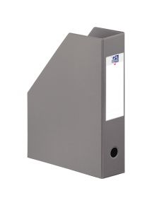 Porte-revues en PVC dos 7cm gris