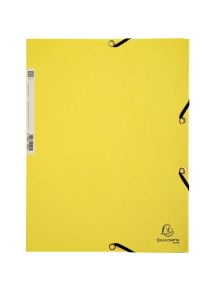 Chemise 3 rabats à élastiques AQUAREL en carte lustrée 400g, coloris assortis