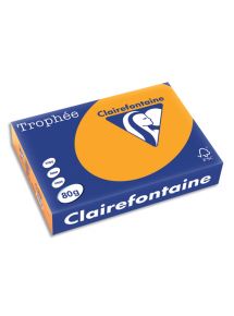 Papier Trophée A4 80g, clémentine, ramette de 500 feuilles (2101690)