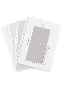Pochette perforée anti-transfert lisse 7,5/100e, 21x29,7cm, sachet de 100
