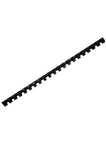 Boîte de 100 peignes à relier en  plastique 12mm noir 