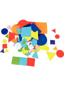 Sachet de 150 formes géométriques en feutrine adhésives