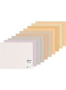 Paquet de 10 feuilles mi-teintes 50x65cm coloris pastels