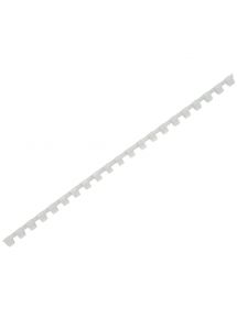 Boîte de 100 peignes à relier en  plastique 10mm blanc 