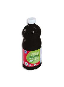 Gouache Color & Co, flacon de 1l, noir