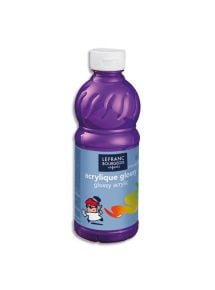 Peinture acrylique Glossy, flacon de 500ml, violet