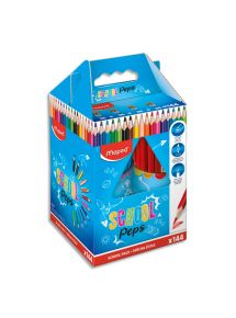 Crayon de couleur Color'Peps, Schoolpack de 44