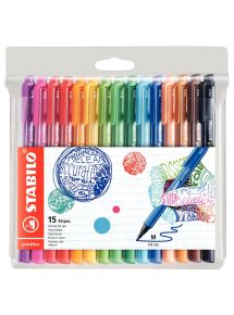 Stylo feutre Point Max tracé moyen 0,8mm, pochette de 15 