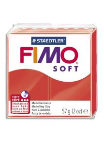 Pâte à cuire Fimo Soft 57g Rouge