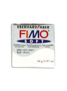 Pâte à cuire Fimo Soft 57g Blanc