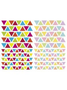 Gommette triangle, 380 gommettes assorties couleur vives et pastels assorties