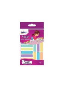 Etiquette stylos ultra-adhésive format 5x1cm, assortis Super-Héros, blister de 30