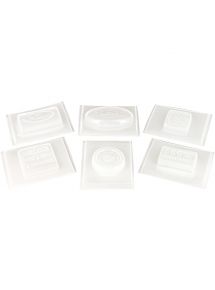 Lot de 6 mini moules, les savons à l'ancienne