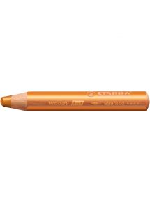 Crayon de couleur multi-talents Woody 3in1 Orange
