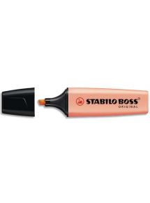 Surligneur Stabilo Boss Original Pastel, pointe biseautée, orange