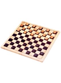 Jeu de dames en bois