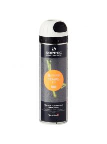Bombe 500ml marquage temporaire blanc