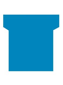 Paquet de 100 fiches planning indice 2 bleu clair