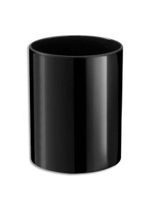 Pot à crayon en polystyrène 6,8x8,6cm, noir