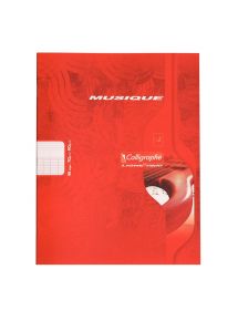 Cahier de musique et chant 17x22cm, 48p